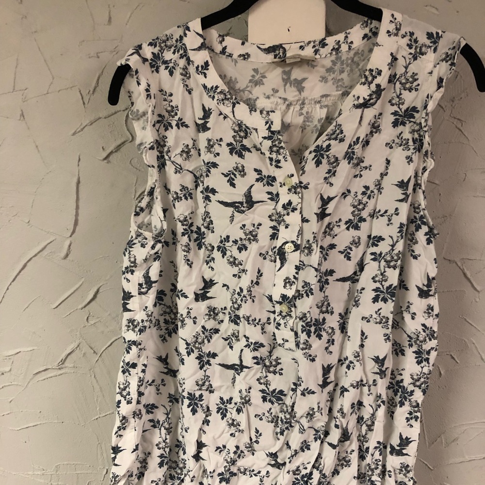 Loft medium floral bird tank
